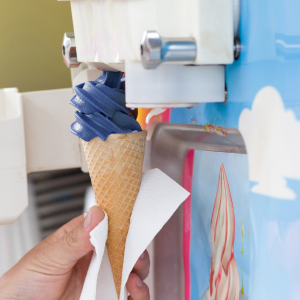 photo machinne utilisée lors d'une Animation glace à l'italienne en entreprise