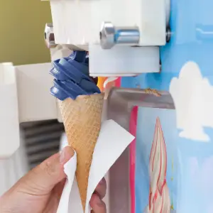 Photo of the machine used during a Corporate Soft-Serve Ice Cream Activity