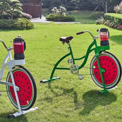 Photo animation Vélo smoothies en entreprise