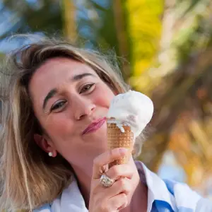 Eating Soft-Serve Ice Cream during a Corporate Event