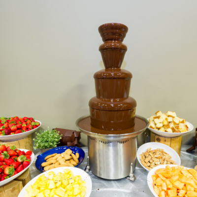 photo d'une Animation fontaine à chocolat en entreprise