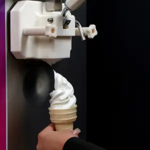 Photo of a frozen yogurt machine used during an event