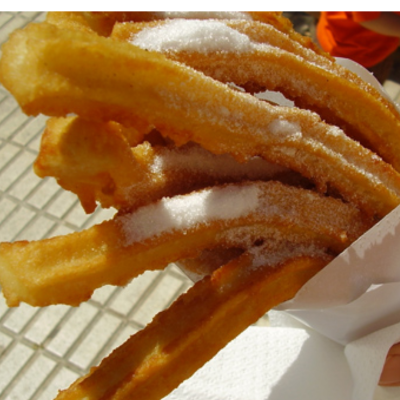 churros au sucre servi durant une animation bar à churros en entreprise