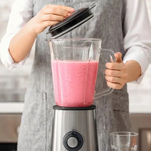 Smoothies prepared during a corporate smoothie bar event