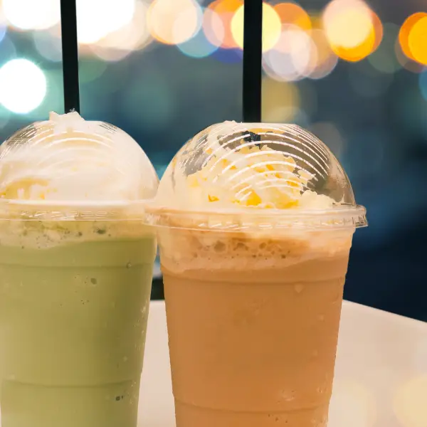 Photo of milkshakes served during a corporate milkshake bar event