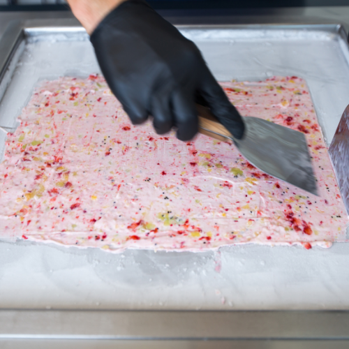 préparation animation ice rolls en entreprise