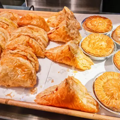 A platter of pastries served during a corporate breakfast or afternoon snack event